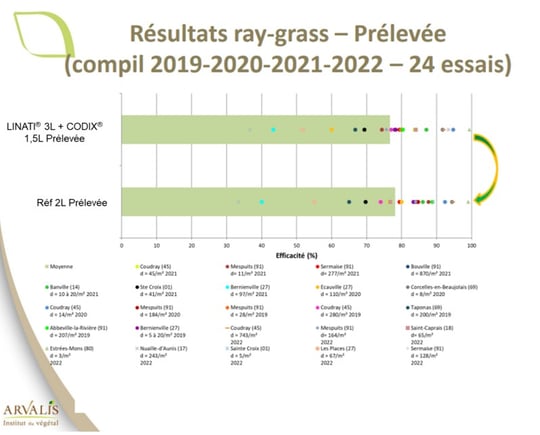 Résultats Ray Grass - Codix Resum blog0822