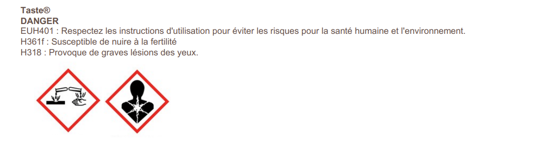 Taste ML - pictogrammes